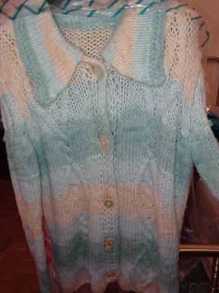 Maglione lana fatto a mano
