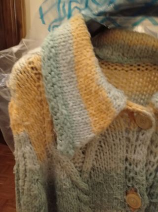 Maglione lana fatto a mano