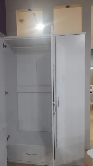 Armario 3 puertas blanco