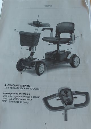 Scooter electrico movilidad reducida