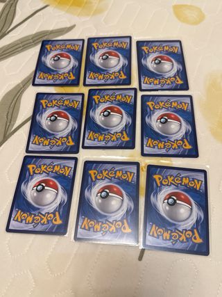 colecciones 9 Cartas Pokémon entrenadores Chinese
