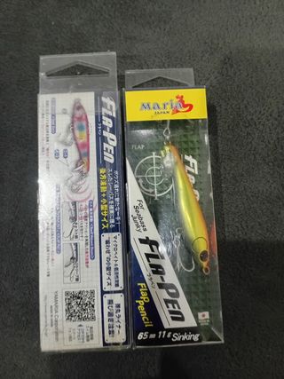 2 Señuelos Maria Flap-Pen 65.11 gramos.18 la uni.