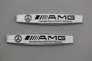 EMBLEMA LATERALES MERCEDES SLK AMG 10x1.5cm
