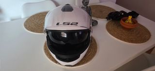 Casco moto LS2 blanco