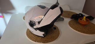 Casco moto LS2 blanco