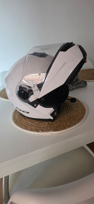 Casco moto LS2 blanco