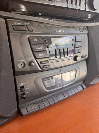 Radiocasete Sanyo & Sony