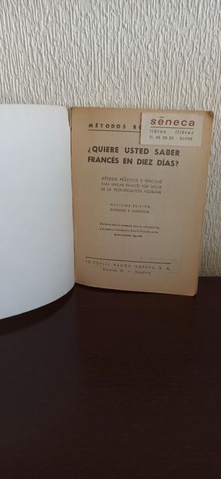 ¿Quiere Vd. saber Francés en 10 dias?