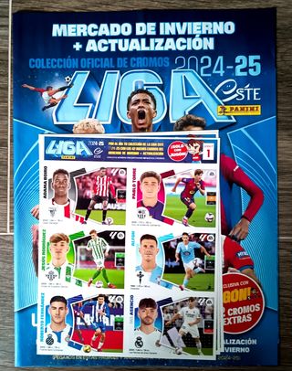 Liga Este 2024-25: Cromos y Archivador