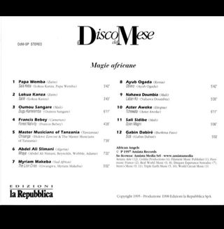 CD Compilation Magie Africane