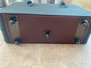 Vera - Maleta viaje grande gris-verde