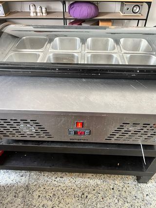 Vitrina expositora 6 cubetas