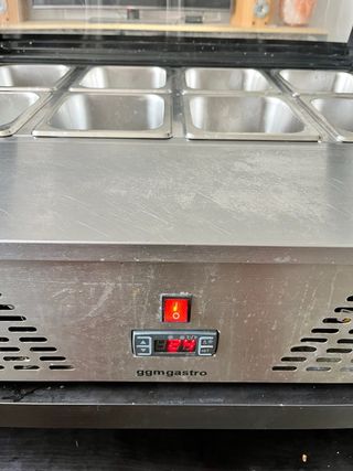 Vitrina expositora 6 cubetas