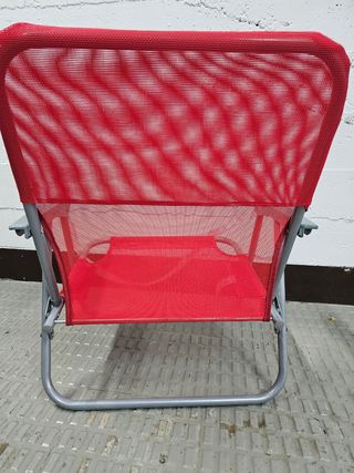 Silla Plegable Monty Beach Roja