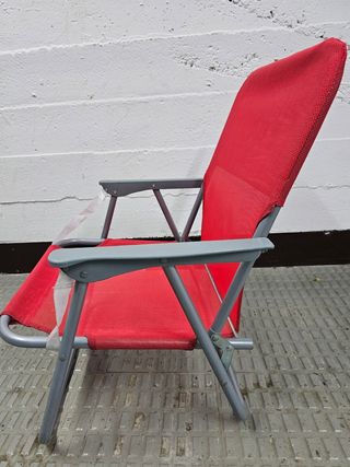 Silla Plegable Monty Beach Roja