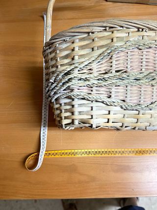 Dos cestas de mimbre