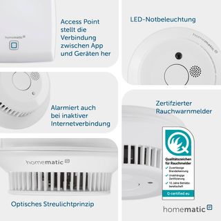 Homematic IP Starter Set Mini – Detector de Humo
