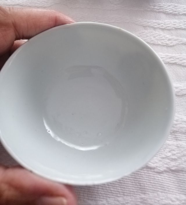 Antica Scodellina in Porcellana Blu e bianca Cina