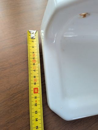 Estantería cerámica baño blanca