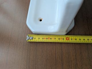 Estantería cerámica baño blanca