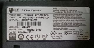 Monitor Lg Flatron W 2040S