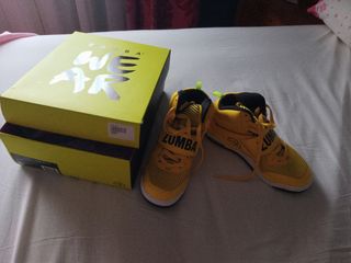 Zapatillas Zumba amarillas - 36.5