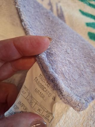 Asciugamano da mare spiaggia spugna stampa marina