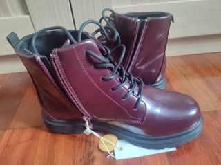 Botines rojos talla 36