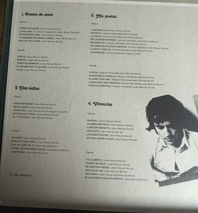 Joan Manuel Serrat - Álbum de Oro (4LPs)