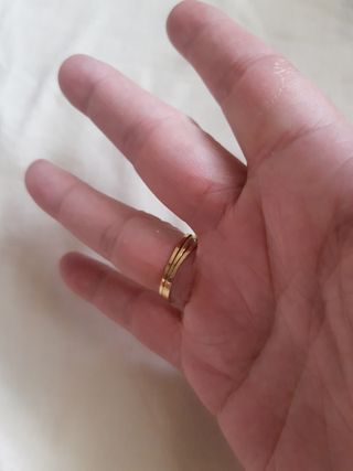 Anillo oro 20/14 - Esmeralda