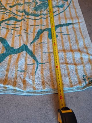 Asciugamano da mare spiaggia spugna stampa marina