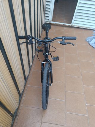 Bicicleta montaña negra 24 pulgadas