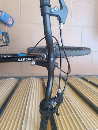 Bicicleta montaña negra 24 pulgadas