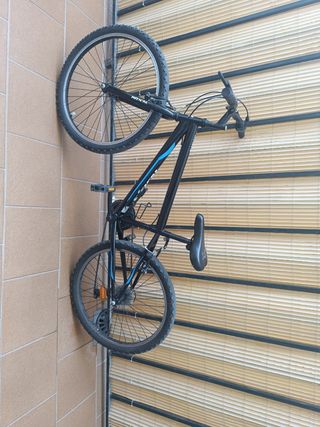 Bicicleta montaña negra 24 pulgadas