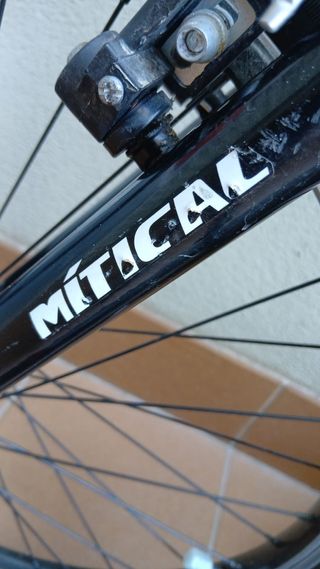 Bicicleta montaña negra 24 pulgadas