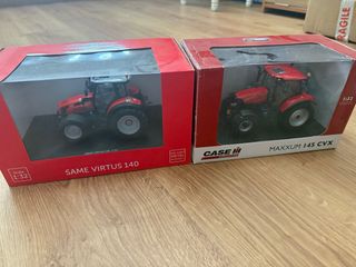 Trattori SAME Virtus 140 & Case Maxxum 1:32