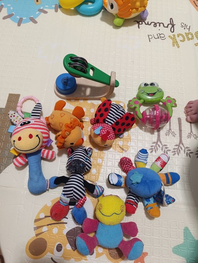 Lote juguetes bebé recién nacido