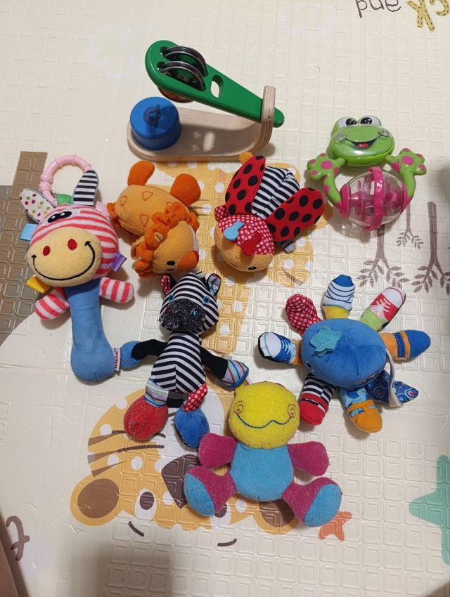 Lote juguetes bebé recién nacido
