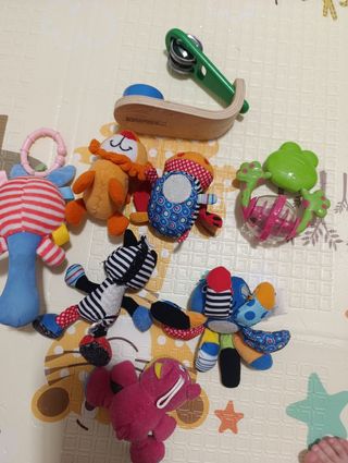 Lote juguetes bebé recién nacido