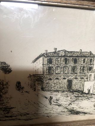 Quadro - Scorcio di borgo