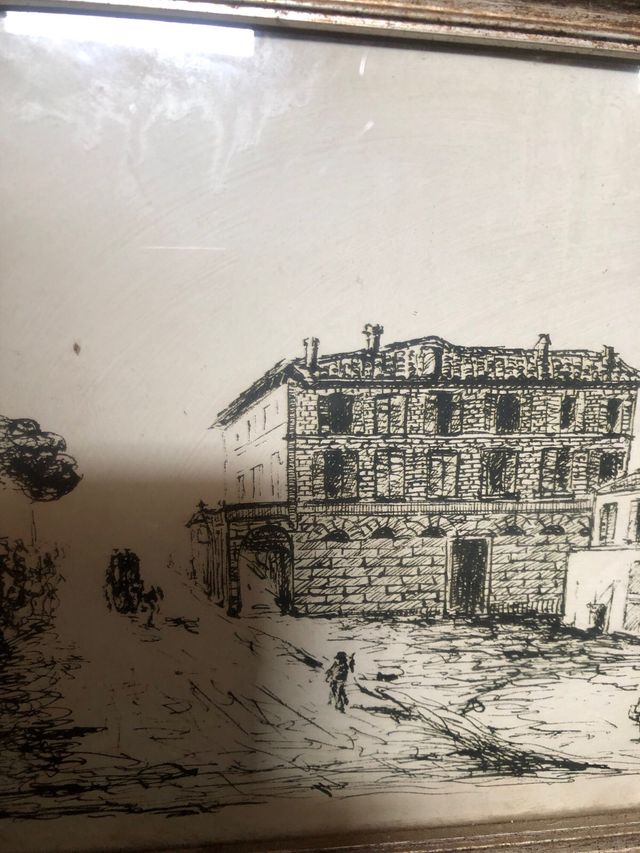 Quadro - Scorcio di borgo