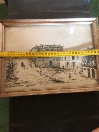 Quadro - Scorcio di borgo