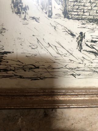 Quadro - Scorcio di borgo