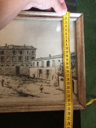 Quadro - Scorcio di borgo