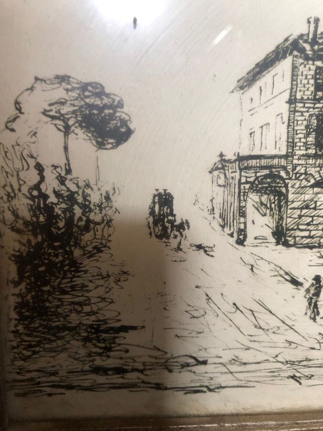 Quadro - Scorcio di borgo