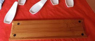 Cucharas porcelana pintxos