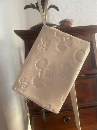 Bolso Desigual Mickey Mouse beige