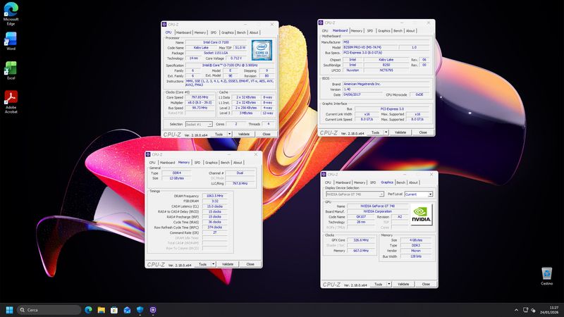 PC - i3 7100 - Nvidia GT 740 4GB - RAM 12GB DDR4 afbeelding 5