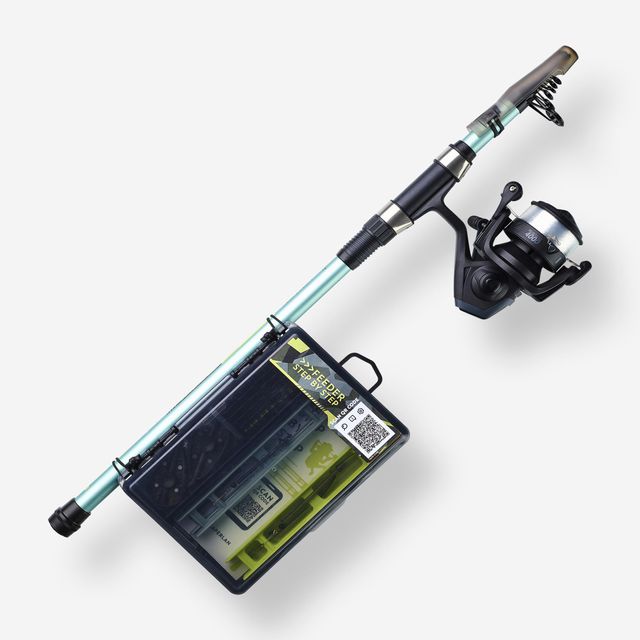 Conjunto Pesca Feeder Telescópico Set Sensitiv ufish 100