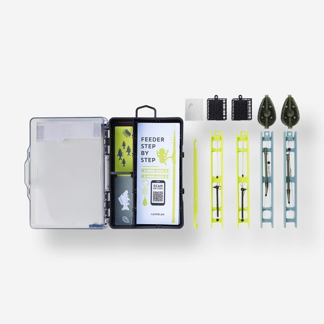 Conjunto Pesca Feeder Telescópico Set Sensitiv ufish 100